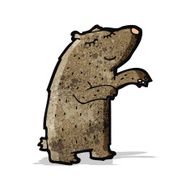 Cartoon Bear N187