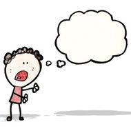 cartoon complaining doodle woman N10