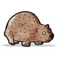 funny cartoon bear N106