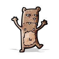 funny cartoon bear N108