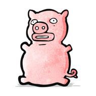 ugly pig cartoon N4