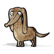 funny little dog cartoon N10