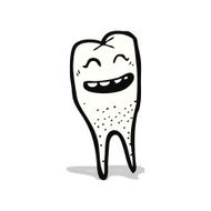 cartoon happy tooth N70