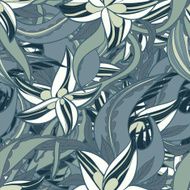 floral pattern with colorful blooming flowers N4