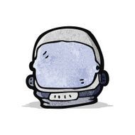 cartoon astronaut helmet N70