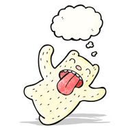 funny little polar bear cartoon N6