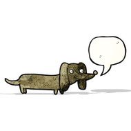 Cartoon Dachshund N6