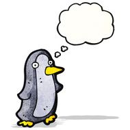 Cartoon Christmas Penguin N41