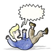 Cartoon Man Falling N6