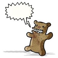 angry little bear cartoon N5