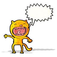shrieking cat cartoon N4