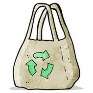 reusable bag cartoon N2