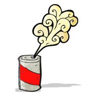 fizzing soda can cartoon N4