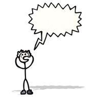 cartoon stressed stick man N2