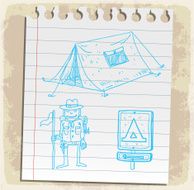 Camping doodle N4