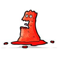 cartoon blob monster N4