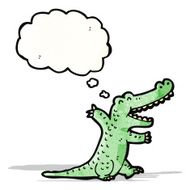 friendly alligator cartoon