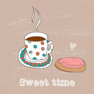 Cartoon hand drawn tasty food great for your design N5