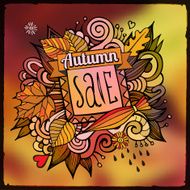 autumn sale blurred background N3