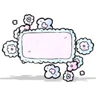 cartoon decorative sign N4