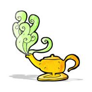 cartoon magic lamp N7