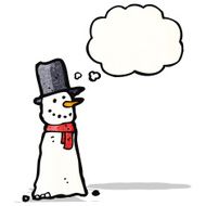 Cartoon Snowman N118