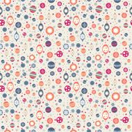 Beautiful design Christmas seamless pattern with xmas toys N2