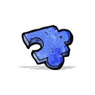 cartoon puzzle piece N12