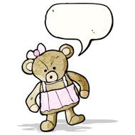 cartoon teddy bear N540