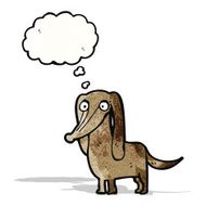 Cartoon Dachshund N9