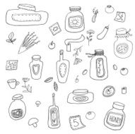 jar jam doodle vector