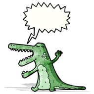 Cartoon Crocodile N131
