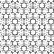 Seamless pattern with mosaic lace ornament N25