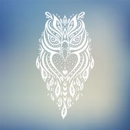 Decorative Owl Ethnic pattern N2