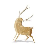 cartoon stag N39