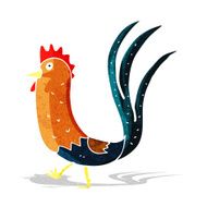 cartoon cockerel N48