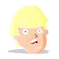cartoon man with big chin N25