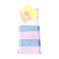cartoon sleeping woman N13