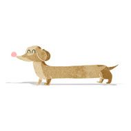 Cartoon Dachshund N11