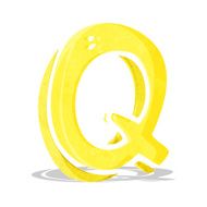 Cartoon Letter Q N27