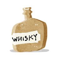 cartoon whisky jar N11