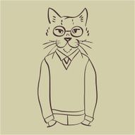 Cat Illustration N6