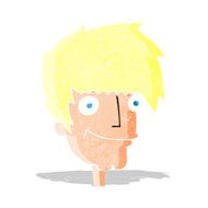 cartoon smiling man N42