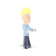 cartoon confused man N84