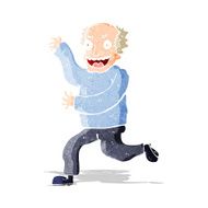 cartoon evil old man N27