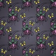 Seamless Floral Pattern (Vector) N39