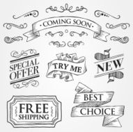 Promotional Ribbon and Flourishing Set N2