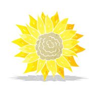 Cartoon Sunflower N50