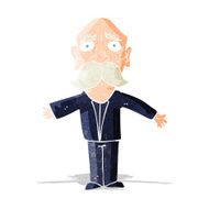 cartoon disapointed old man N4