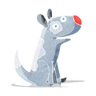 cartoon happy dog N119